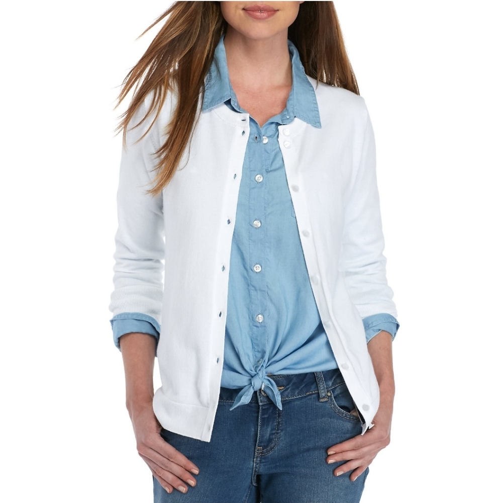 White Cardigan
